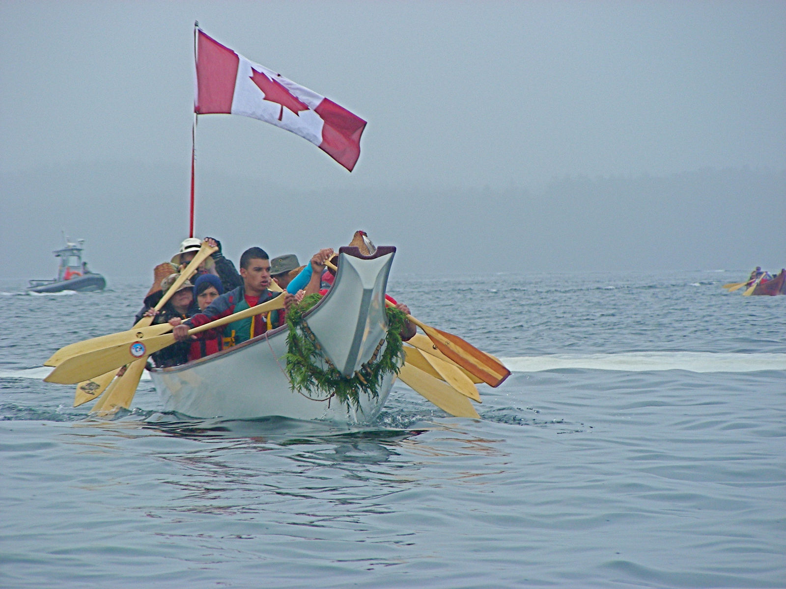 Sunshine Coast Pulling Together Canoe Journey 2011 A Few Canoe Shots
