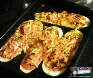 Cardapio saudavel receita de abobrinha recheada Cardapio dieta Body Change receita de abobrinha recheada