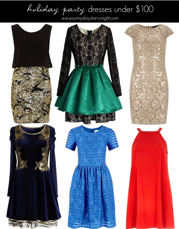 34 Holiday Party Dresses Under 100 Sunny Days & Starry Nights