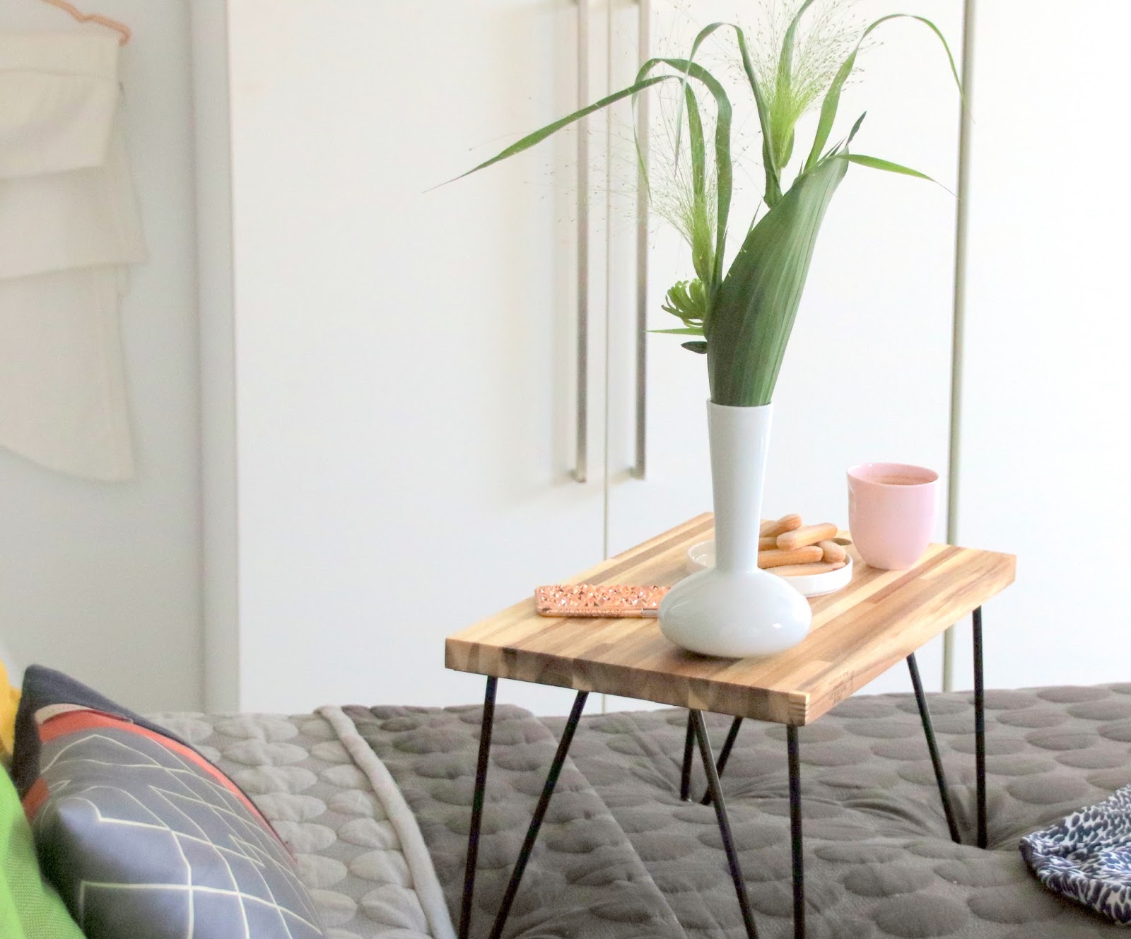 Slow weekends & Ikea Skogsta hack The Designed life...