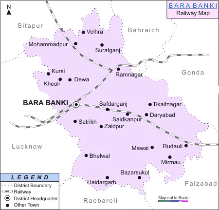 Lucknow To Barabanki Road Map Rail-Map-India: Barabanki-Railway-Map