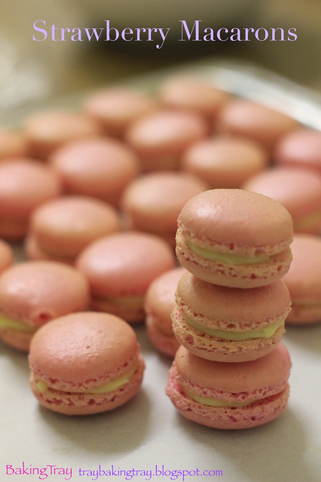 BAKING TRAY \________/ Macaron menu!!!!!