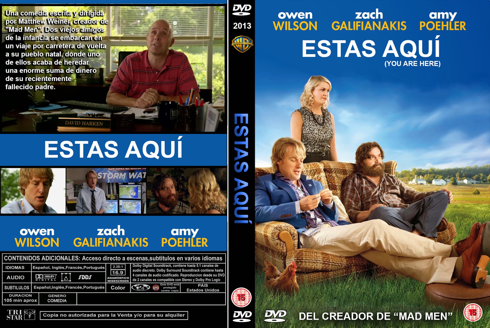 PB DVD Cover / Caratula FREE ARE YOU HERE DVD COVER 2013 ESPAÑOL (*)