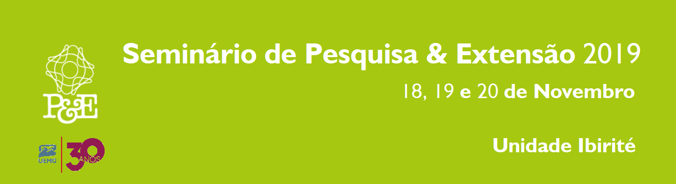 Seminário de Pesquisa e Extensão - UEMG Ibirité