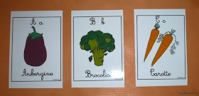 abécédaire DIY fruits et légumes