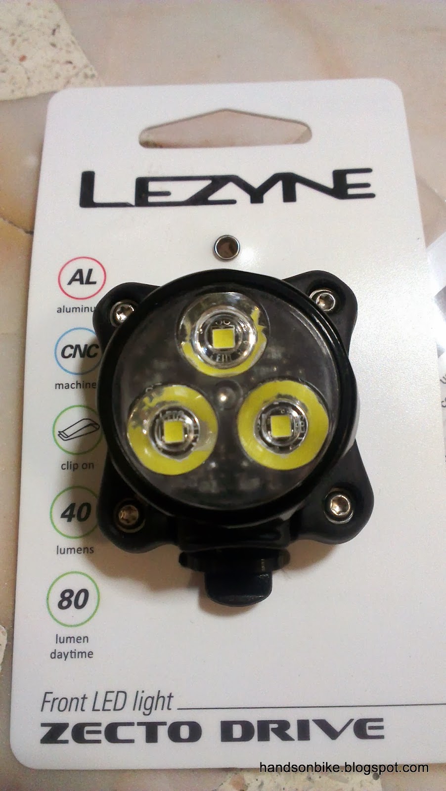 Hands On Bike: Lezyne Zecto Drive Front LED Light