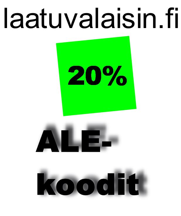 Säästövinkki Alennuskoodi 20