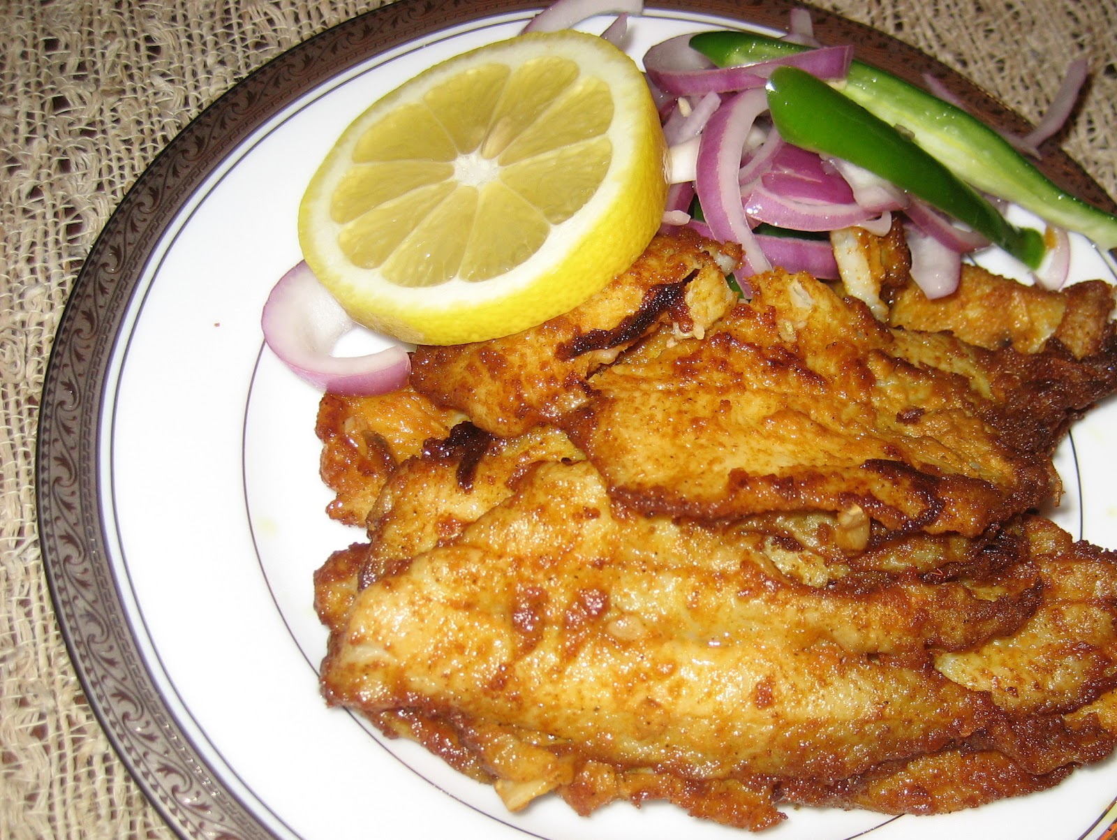Food my companion Spicy Sole Fish Fry