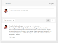 How to Implement Google plus comments in Blogger Custom Templates How to Implement Google plus comments in Blogger Custom Templates