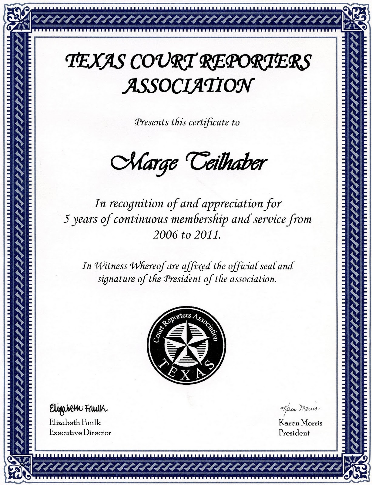 Marge Teilhaber Ny Ct Nj Freelance Court Reporter Texas