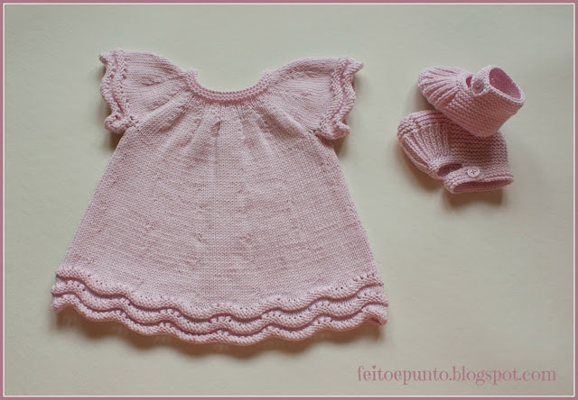 Conjunto de punto rosa