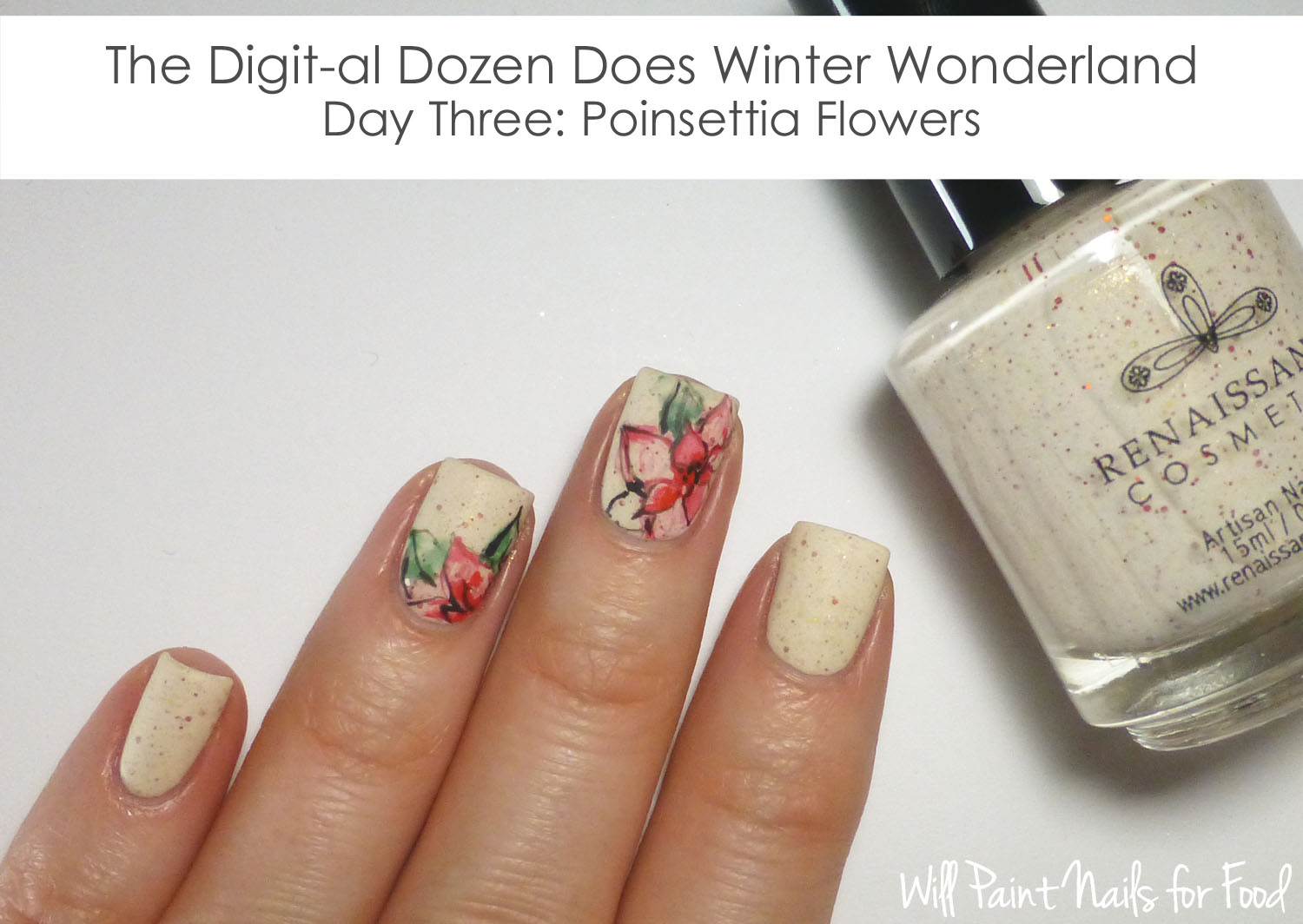 2. How to Create Poinsettia Nail Art with Dried Flowers - wide 4