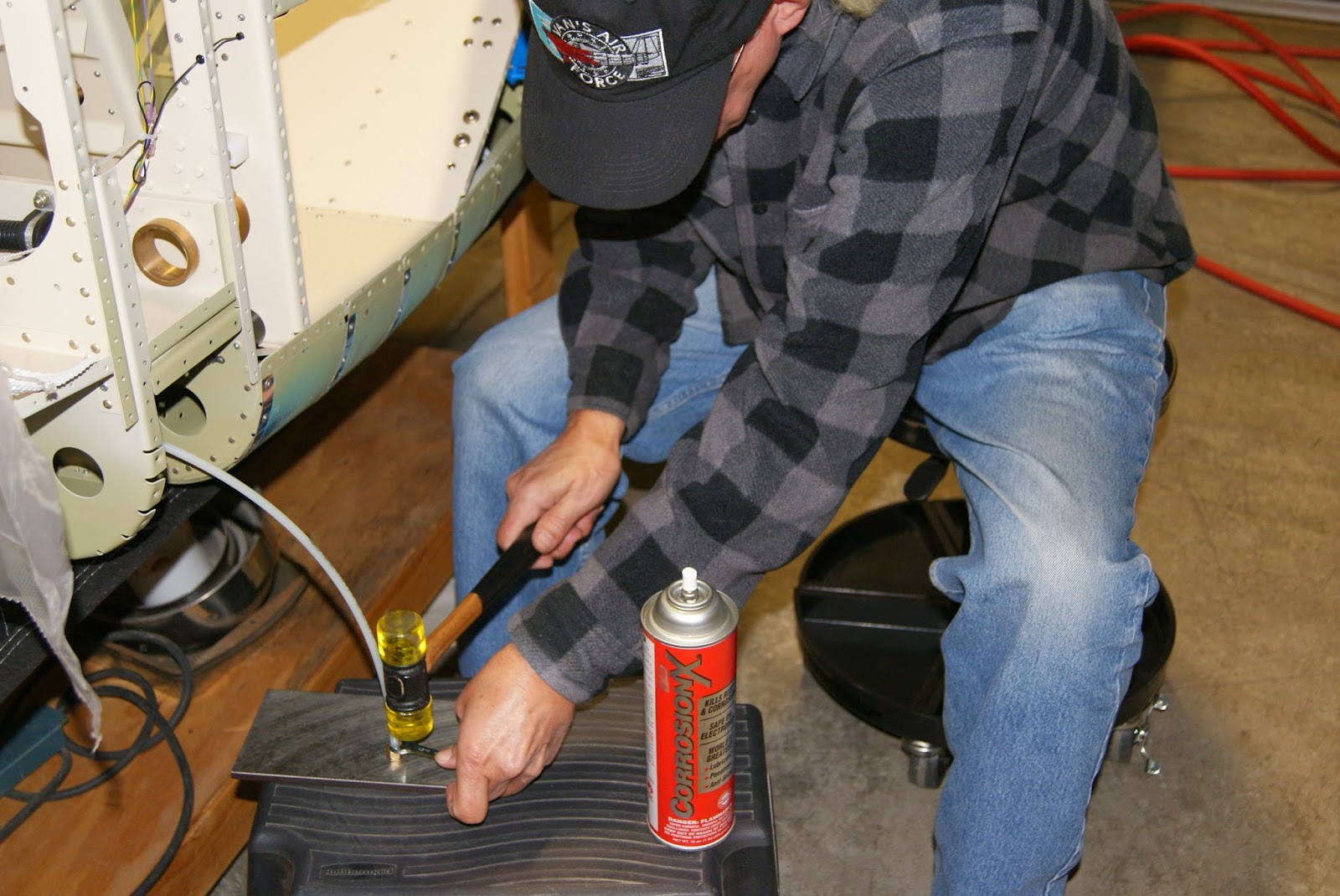 DOG Aviation John's RV12 Blog Brake Line Install Begins Parking