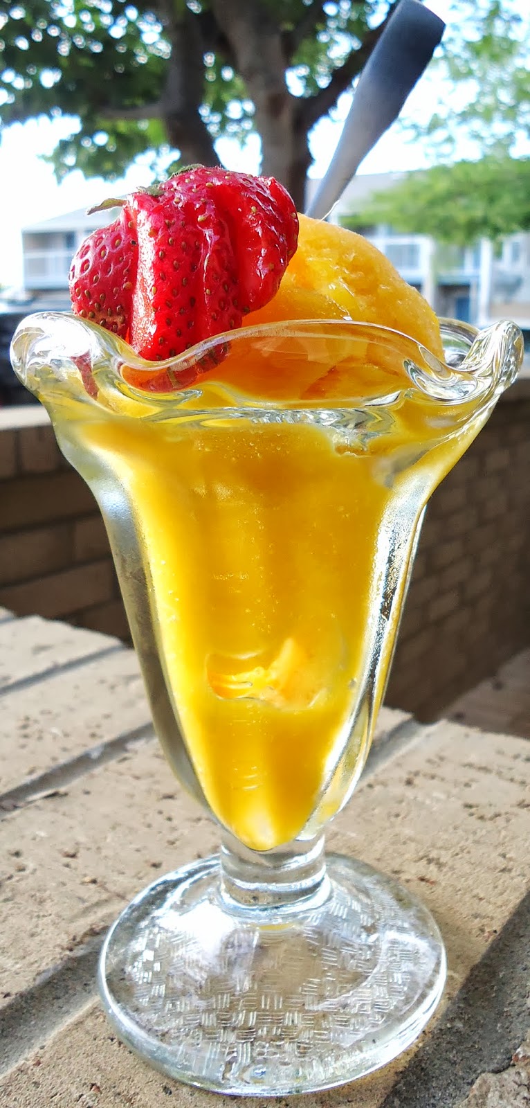 Foodie & Fabulous Simple Mango Sorbet (No Ice Cream Maker Needed!)