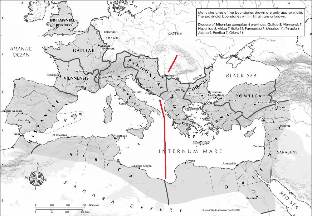 An Incredibly Detailed Map of the Roman Empire At Its