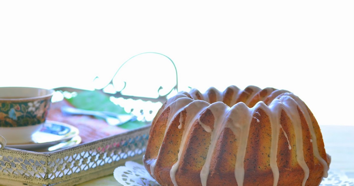 Lemon Poppy Seed Whipped Cream Cake