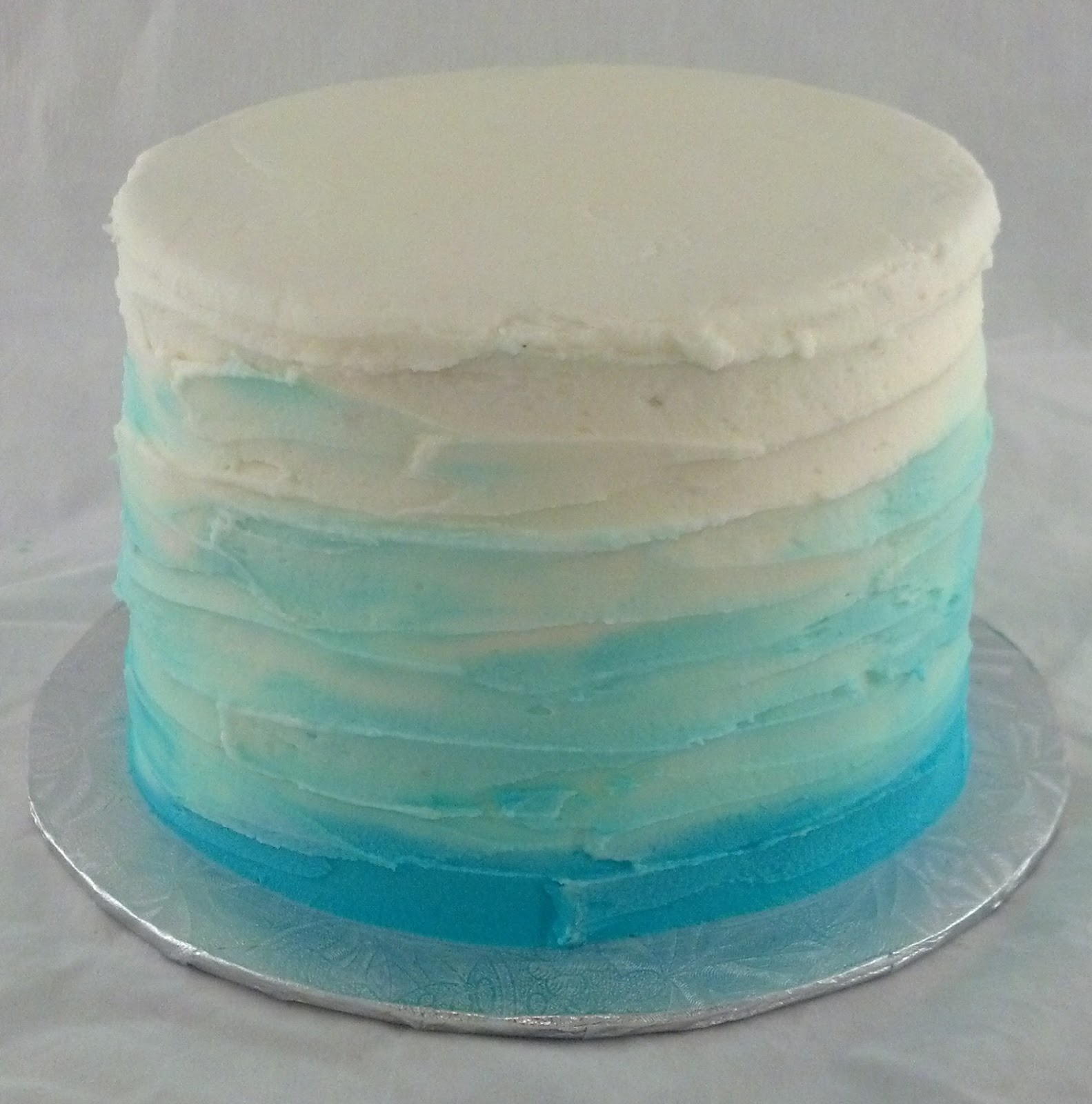 Sugar & Spice Sweets: Blue Ombre Smash Cake