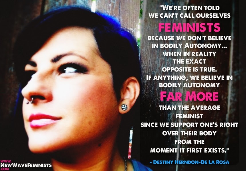New Wave Feminists Bodily Autonomy, you say?