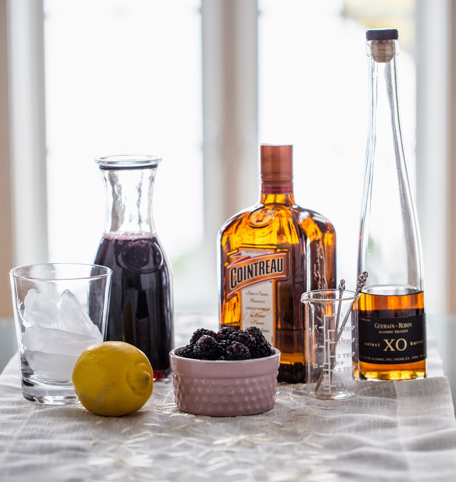 Straight to the Hips, Baby: Blackberry-Cherry Sidecar Cocktail