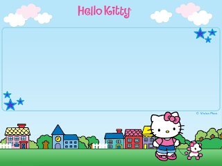 Cute Hello Kitty free printable letter paper stationary