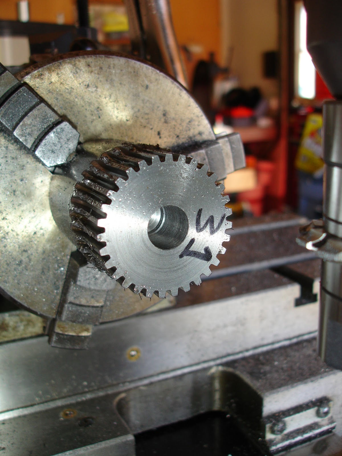 Secret Underwater Base / Machine Shop Gear Cutting