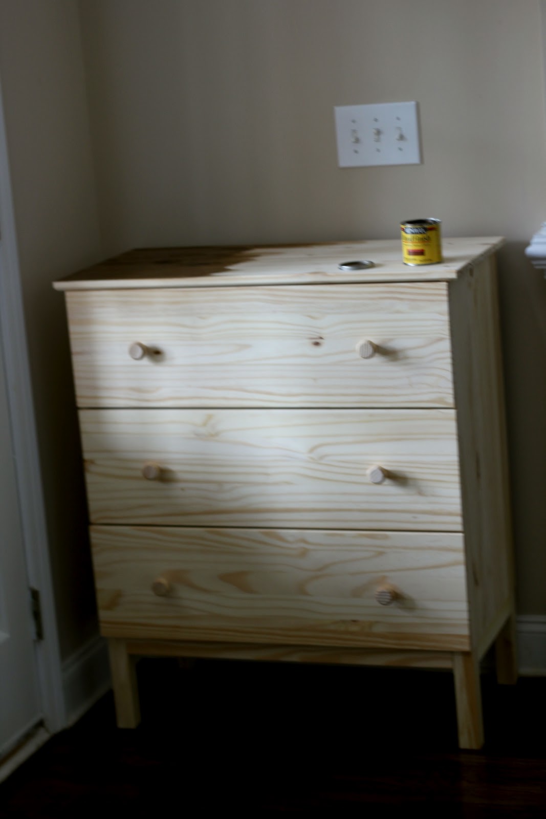 My EnRoute life IKEA Tarva turned Knock Off Anthro Ordinal Dresser