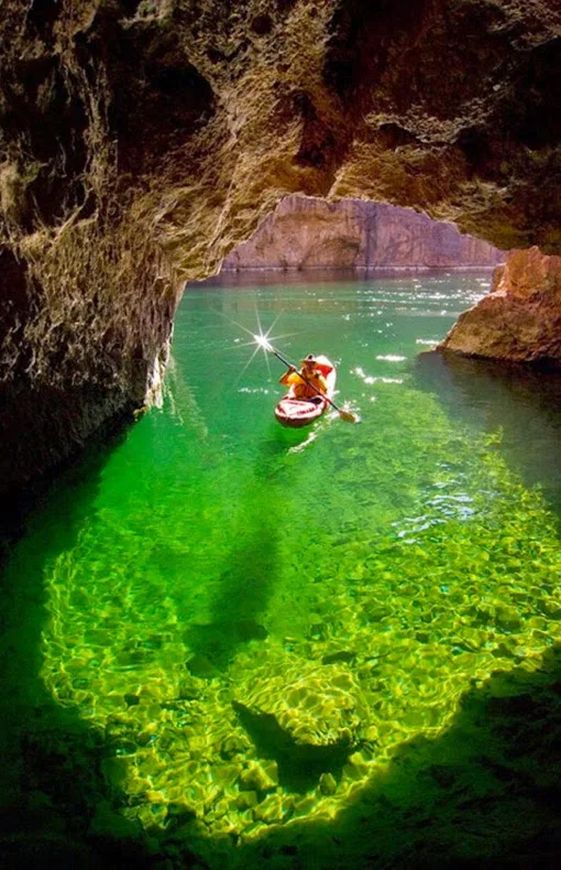 Emerald Cave, Lake Powell, Arizona