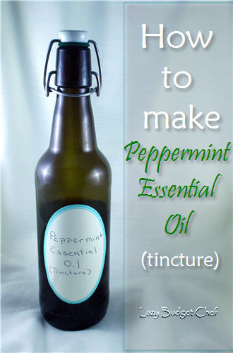 How to Make Peppermint Essential Oil (Extract)