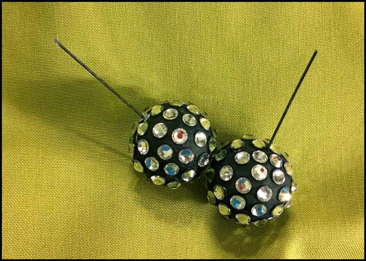 Creative Paperclay® air dry modeling material Disco Ball Inspired Earrings