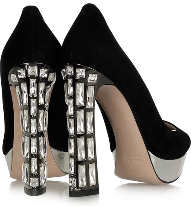 THE SAVVY SHOPPER Crystal Heels For Glamour