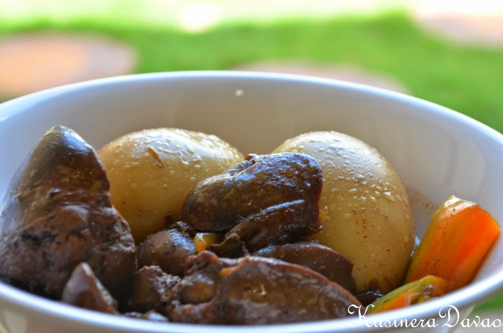 how to cook chicken liver filipino style