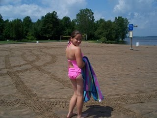 me in 6th grade at the beach