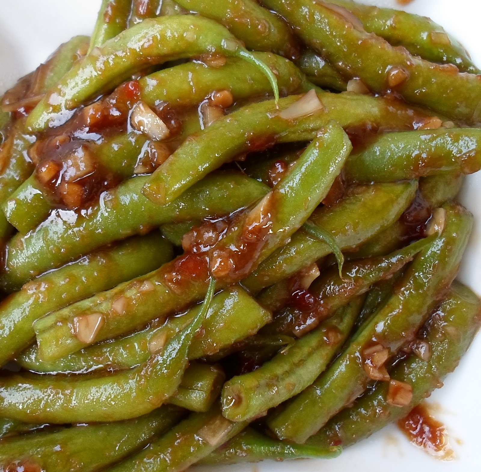 Happier Than A Pig In Mud Spicy Green Bean Stir Fry