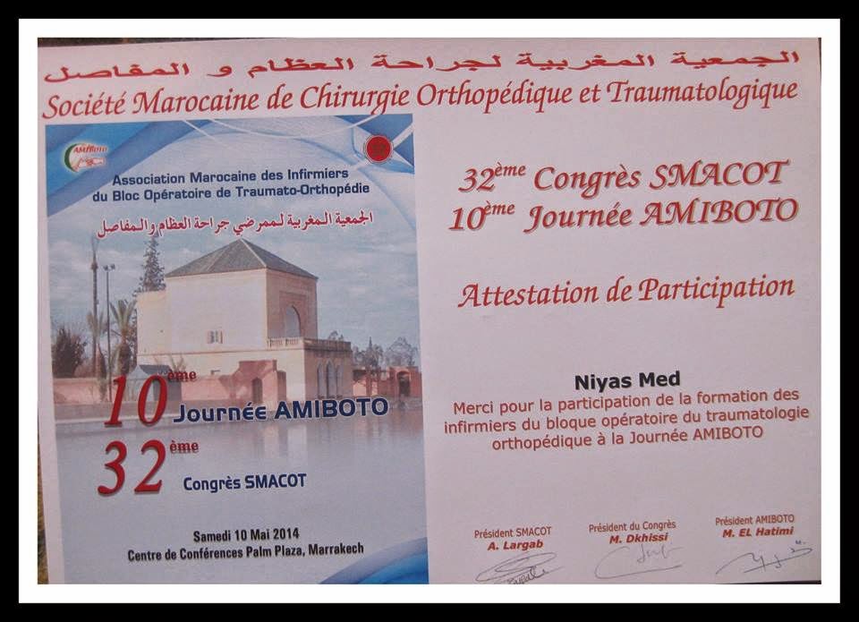 ATTESTATION DE PARTICIPATION