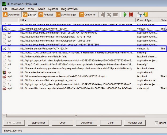 Obtener URL Streaming de Radios TV MP3