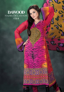 Dawood Hajiba De'Chiffon Women's Summer Collection 2013