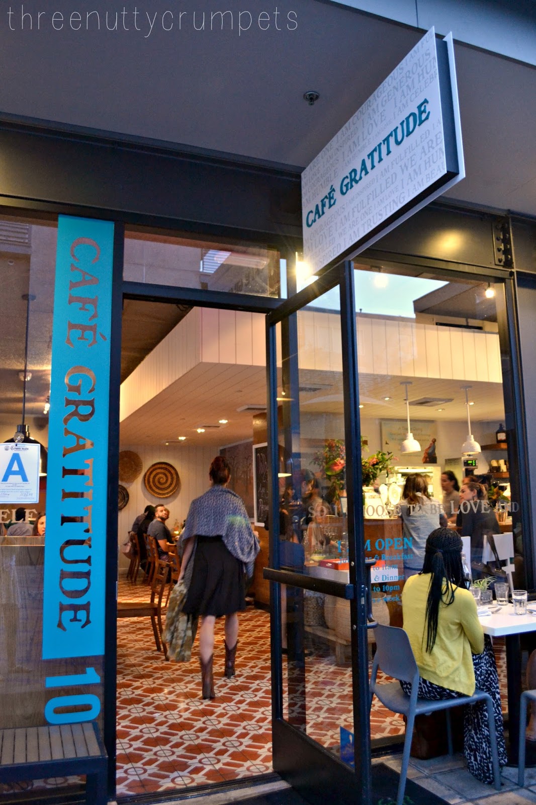 Three Nutty Crumpets: Cafe Gratitude