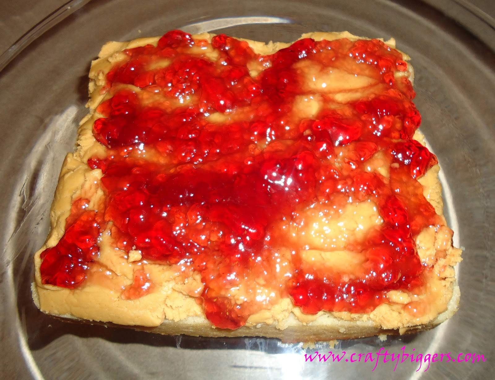Crafty Biggers Back to School Party PB&J Cake