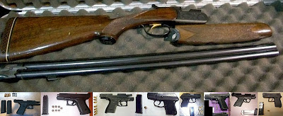 (Top to Bottom - Left to Right) Firearms Discovered at AUS, AUS, ATL, DTW, FLL, MAF, SMF, OKC, STL