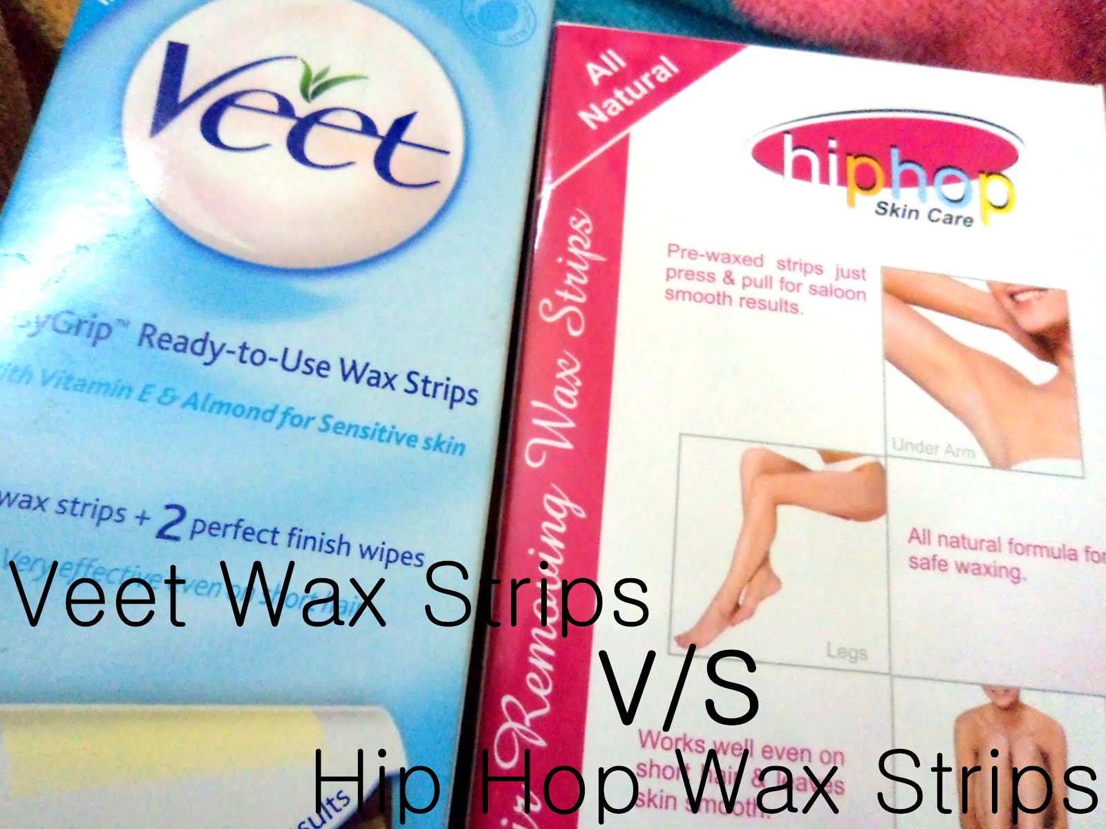 Battleground Veet Ready To Use Wax Strips V/S Hip Hop Cold Wax Strips