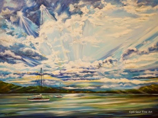 Lake lanier Sunset art commission atlanta ga