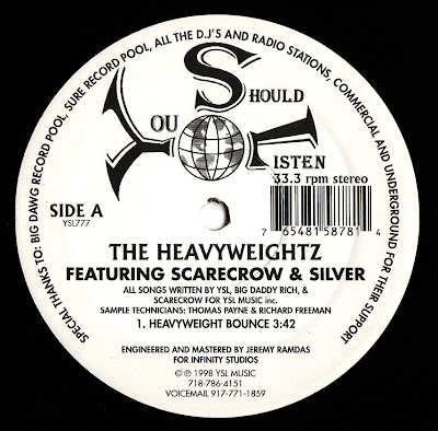 The Heavyweightz ‎– Heavyweight Bounce (1998, VLS, 320)