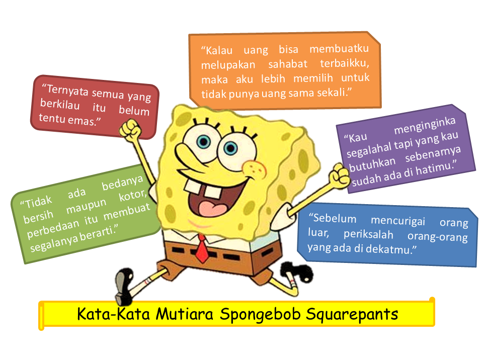 Kata-Kata Mutiara Di Film Spongebob