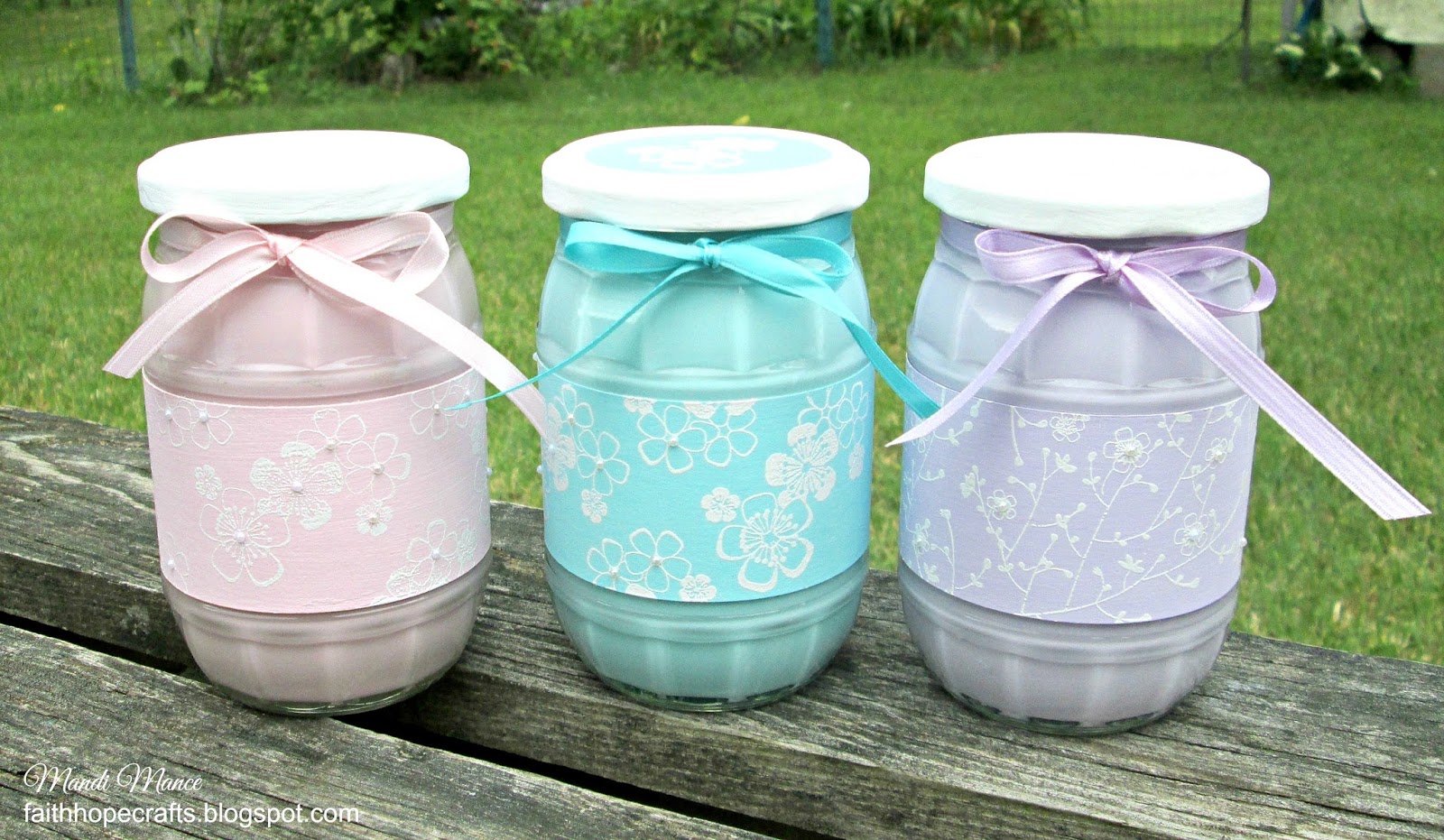 Pretty Pastel Jars
