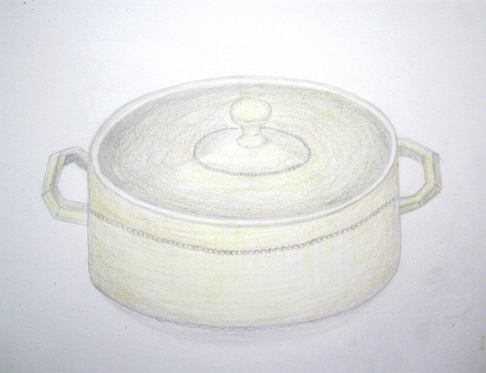 Hyun Draws Everyday Yellow Casserole Dish