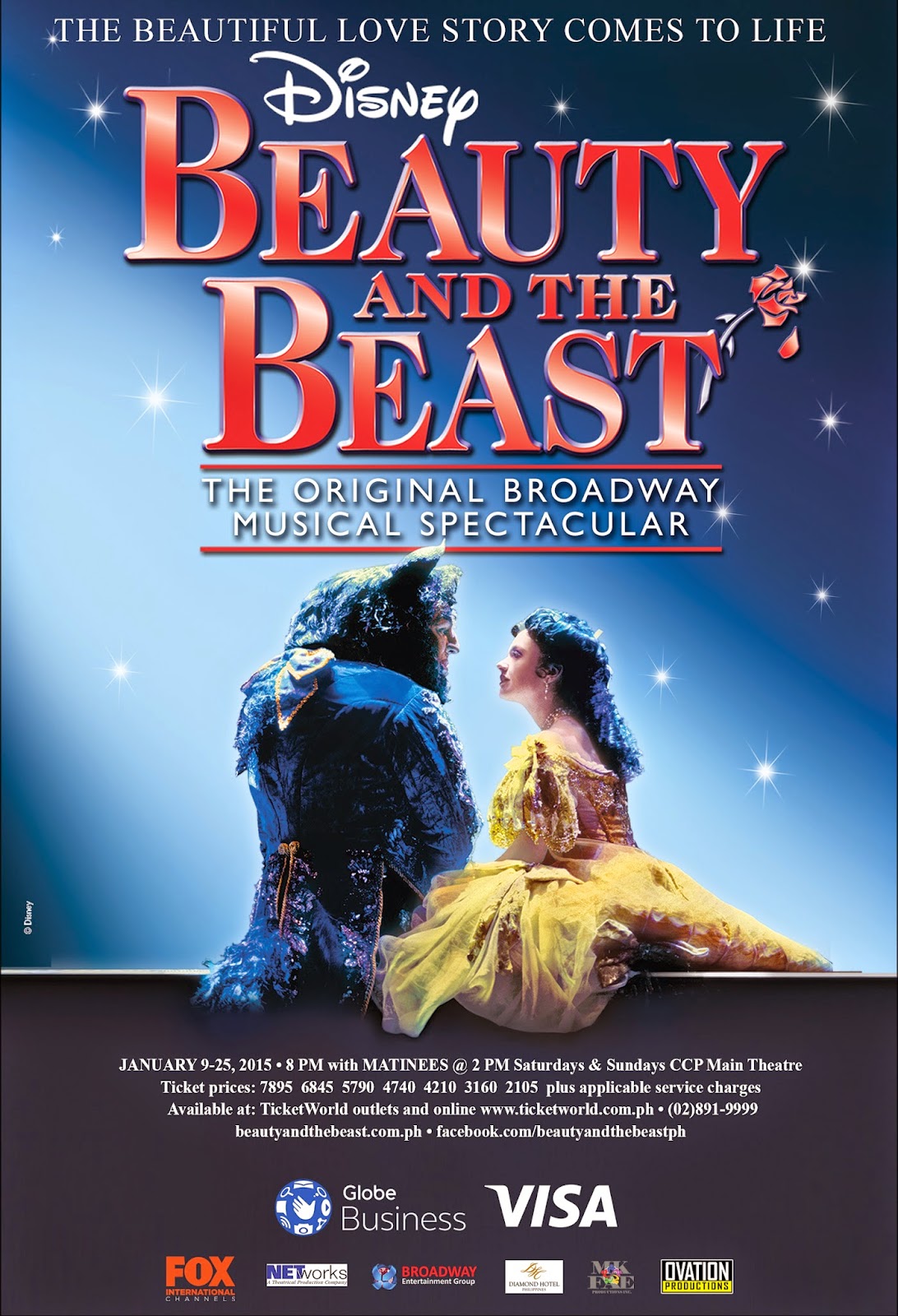 Disney's Beauty and the Beast 2015 MANILA CONCERT SCENE