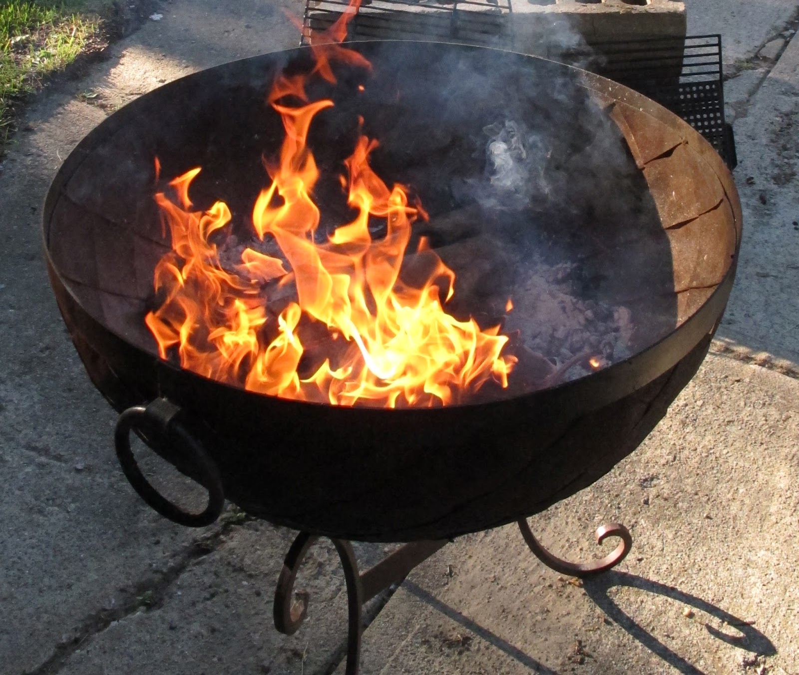 Katie's Kitchen Chronicles Leg of Lamb over an open fire
