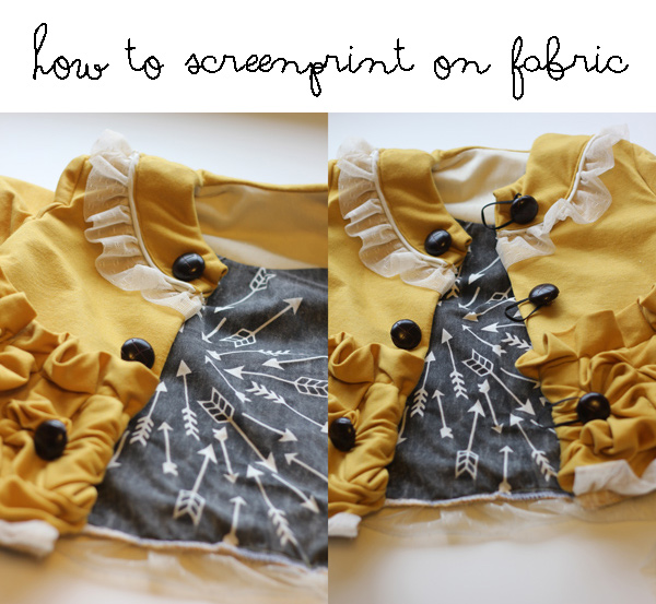 how to screenprint on fabric see kate sew