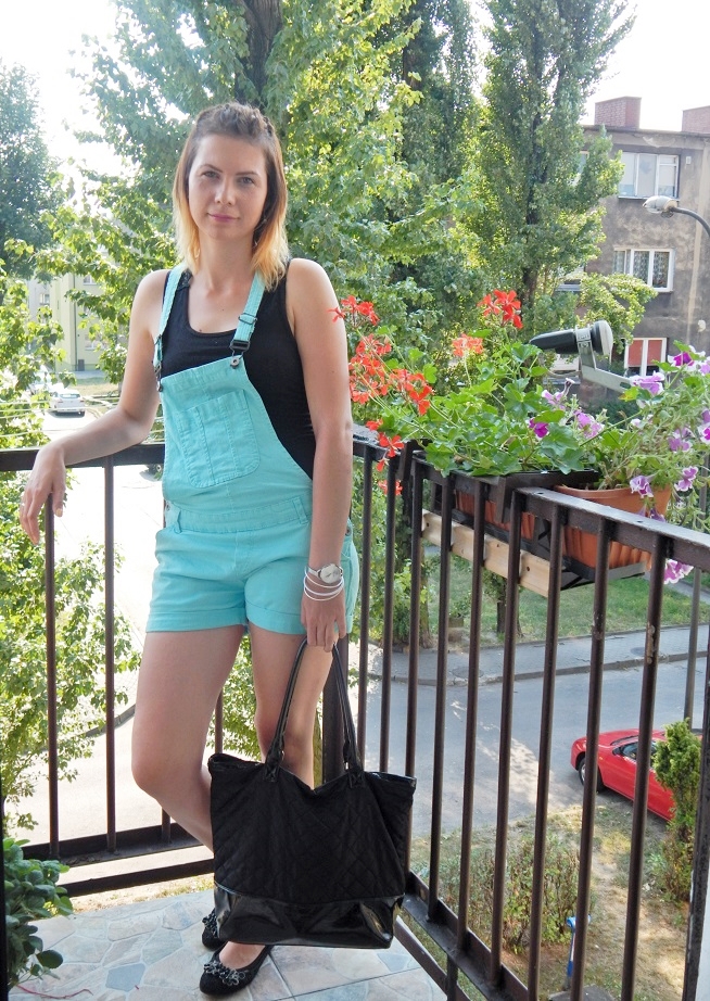 Miętowe ogrodniczki