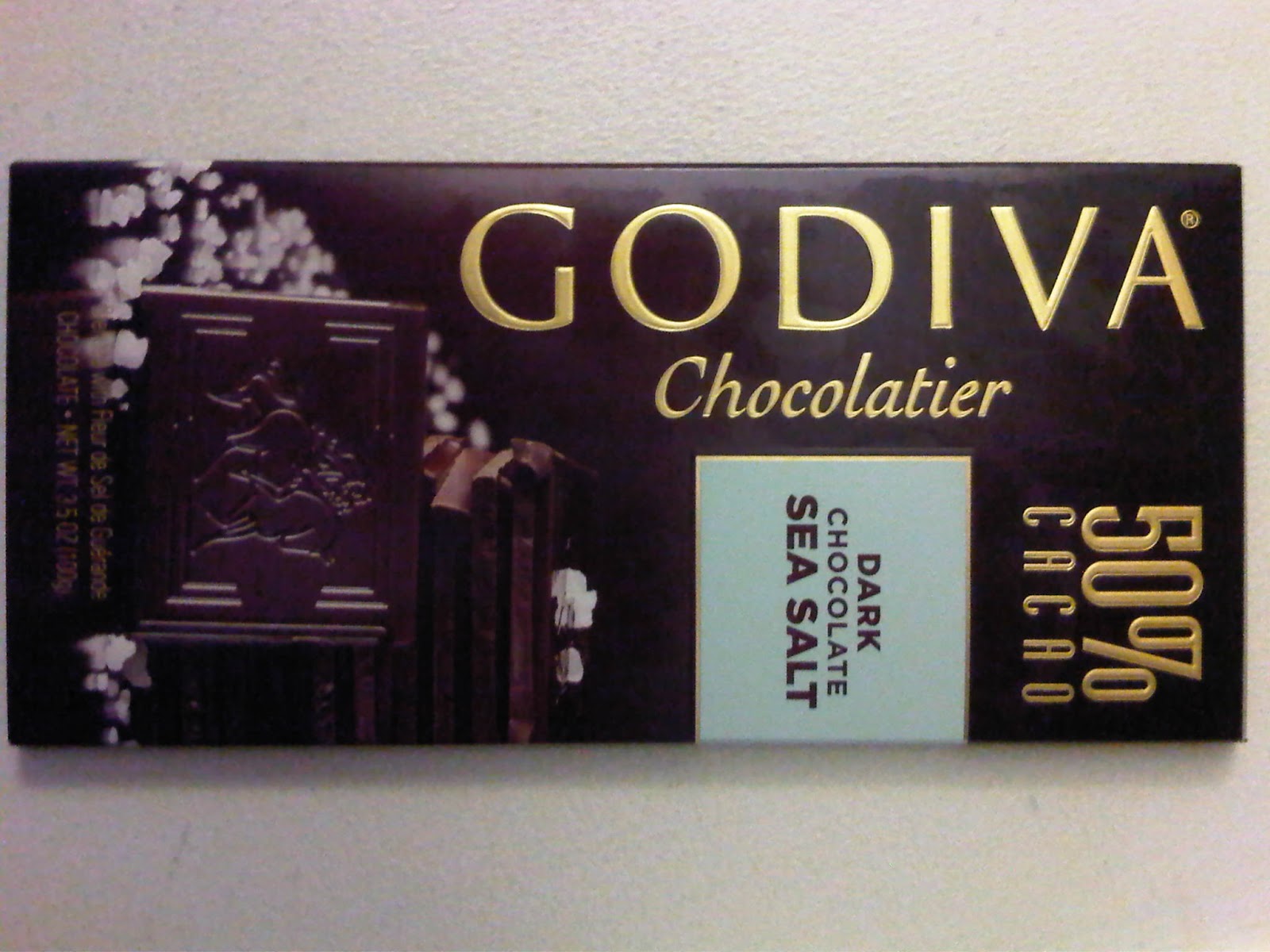 Regin's Realm Chocolate review Godiva Chocolatier Dark Chocolate Sea Salt
